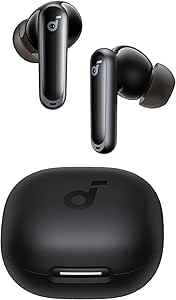 soundcore P40i da Anker, Fones de Ouvido Sem Fio, Cancelamento de Ruído Adaptativo, Graves Poderosos, 60H de Reprodução, Estojo com Suporte, IPX5, Carregamento Sem Fio, Bluetooth 5.3