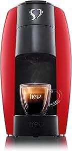 Cafeteira Espresso LOV Vermelha, 127V - TRES 3 Corações