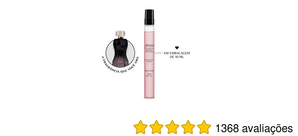 Glamour Secrets Black Intense Desodorante Colônia 10ml | O Boticário