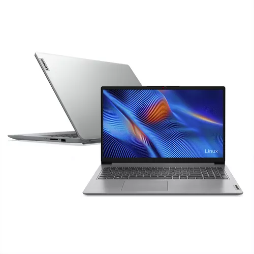 Notebook Lenovo Ideapad 1i Intel Core i3 1215U 4GB 256GB Linux 15,6" HD 82VYS00600