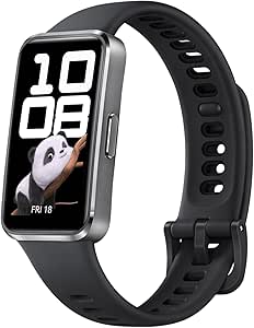 Smartwatch, HUAWEI Band 10, Corpo Elegante em Liga de Alumínio, Análise do Sono em Nível Profissional, Assistente de Bem-estar Emocional, Relógio Smartwatch Compatível com Android e iOS, Preto Fosco