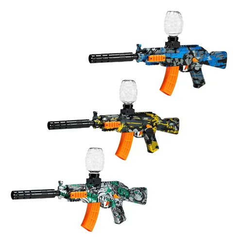 Arma De Gel Elétrica G34 Bolinhas Submetralhadora Automática