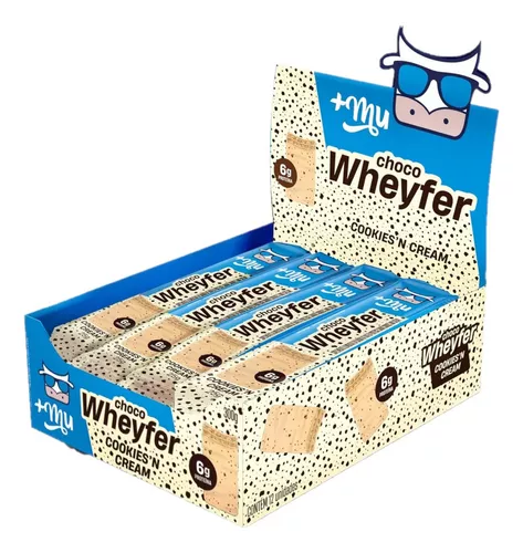 Chocowheyfer Proteico Sabor Cookies - Display 12 unidades 25g +Mu