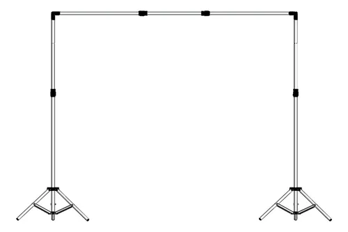 Suporte Fundo Infinito+ Bolsa+ 16 Presilhas Fotográfica Pro