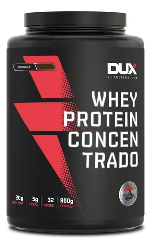 Whey Protein Concentrado Dux Nutrition Lab 900g Pote Sabor Cookies