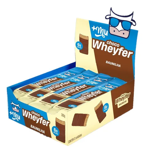 Chocowheyfer Proteico Sabor Baunilha - Display 12 unidades 25g +Mu