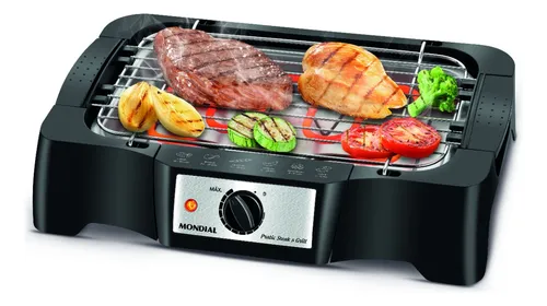 Churrasqueira Elétrica Preto 1500w Ch-07 Mondial 220v
