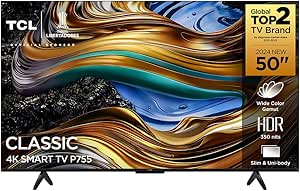 TCL LED SMART TV 50” P755 4K UHD GOOGLE TV