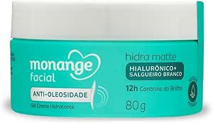 Monange Hidratante Facial Hidra Matte com Ácido Hialurônico e Salgueiro Branco 80g