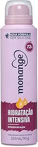 Monange Desodorante Aerossol Hidratação Intensiva 150Ml (90G)