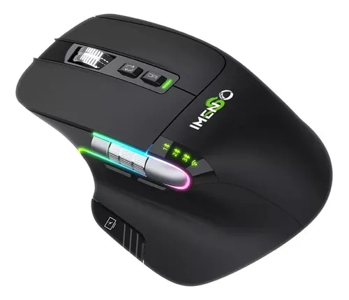 Inf - Mouse S/ Fio Imenso Ims-927 Preto 3 Em 1