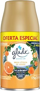 Glade Aromatizador de Ambiente Automático, Glade Refil, Odorizador de Ambiente, Brisa Cítrica de Verão, 269ml