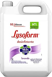 Lysoform Lavanda, Desinfetante Líquido, Limpeza Pesada e Eficiente, 5L