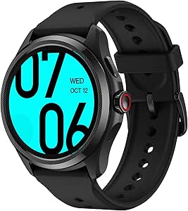TicWatch Pro 5 Android Wear OS Smartwatch Relógio Inteligente Snapdragon W5+Gen1 Carregamento Rápido,GPS Bússola,Resistência à água de 5ATM,2GB de RAM,compatível apenas com Android