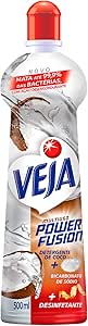 Veja Desinfetante Multiuso Power Fusion Coco 500Ml Branco/Vermelho