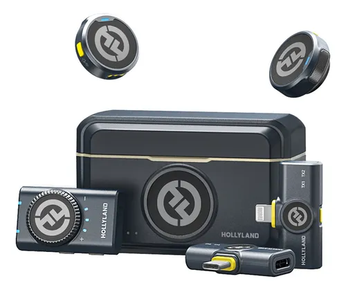Hollyland Lark M2 Duo Microfone Sem Fio Combo (ios/android)
