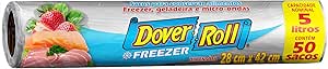 9 DIGITAL Saco Para Alimentos Freezer-Roll 5 Litros Transparente Rolo Com 50 Sacos Cada