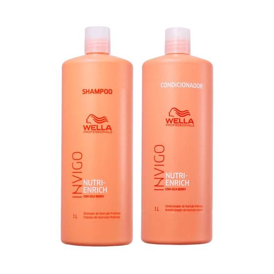 Kit Wella Pro Invigo Enrich Shampoo 1L e Condicionador 1L - Wella Professionals