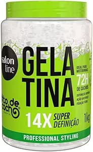 Salon Line, Gelatina Capilar, ToDeCacho, Super Definição, Vegano - Cabelos Ondulados, Cacheados e Crespos, 1 Kg