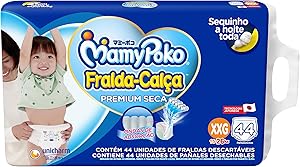 MamyPoko Fralda-Calça Premium Seca Xxg 44 Unidades