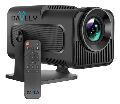 Projetor Hy320 Smart Tv Mini Wifi6 390ansi Android Cor Preto 110v/220v Davely