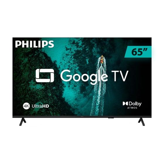 Smart TV Philips LED 65 4K WiFi Google TV 65PUG7419/78