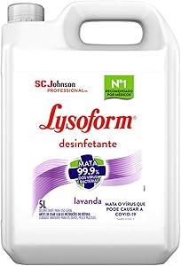 Lysoform Lavanda, Desinfetante Líquido, Limpeza Pesada e Eficiente, 5L