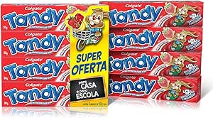 Creme Dental Infantil Colgate Tandy Morangostoso 50g 4 unidades
