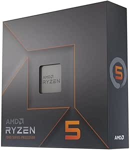 PROCESSADOR AMD RYZEN 5 7600X 4.7GHz (TURBO 5.3GHz) 32MB CACHE AM5 100-100000593WOF