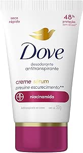 Dove Desodorante Antitranspirante em Creme Previne Escurecimento 50 G
