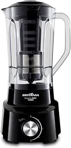 Liquidificador Britânia 900W 2.65L Diamante 800 com Filtro e 4 Velocidades Preto 127V