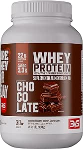 3VS Nutrition Whey 100% Concentrado 900g Sabor Chocolate