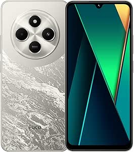 Xiaomi Smartphone POCO C75 4G 128GB/256GB 6,88 ''120Hz RAM,5160mAh batería procesador Mediatek Helio G85 50MP cám (Gold, 6GB+128GB)