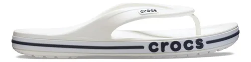 Chinelo Crocs Bayaband Flip White/navy