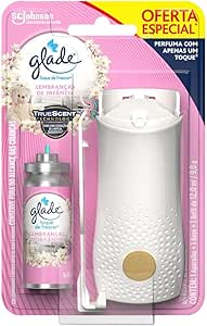 glade Desodorizador Glade Toque De Frescor Aparelho + Refil Lembranças De Infância 12Ml