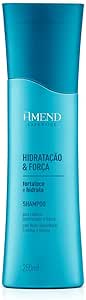 Shampoo Amend Expertise Hidratação & Força, 250ml, Com Ácido Hialurônico, Biotina, Creatina, hidrata o fio, restaura a flexibilidade e maciez e brilho