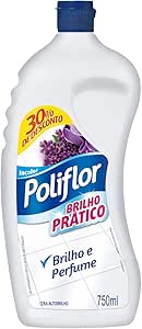 Poliflor - Cera líquida auto, brilho incolor, 750ml