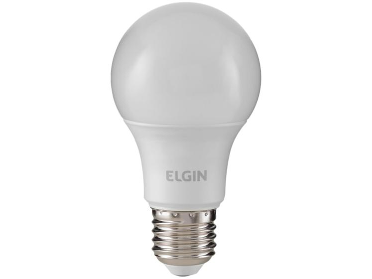 Lâmpada de LED Elgin Branca E27 4,9W 6500K - Bulbo A55
