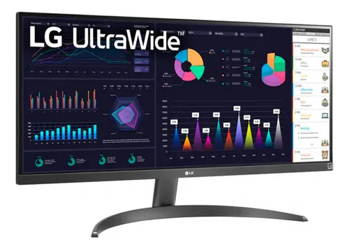 Monitor LG com tela de 29" 100Hz 127/220V e resolução Full HD 29WQ500-B