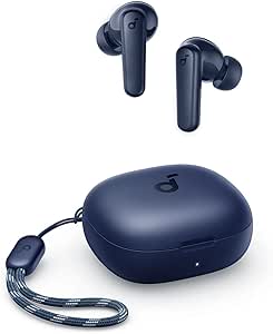 soundcore P20i da Anker Fone de Ouvido Sem Fio, Drivers de 10mm, Graves Potentes, Bluetooth 5.3, 30H de Bateria, Resistência à Água, 2 Microfones IA, App Personalizável