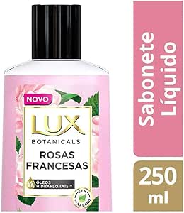 Sabonete Líquido Rosas Francesas Óleos Hidraflorais Lux Botanicals Frasco 250ml, Lux