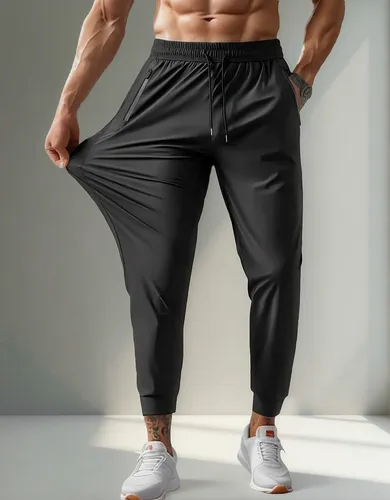 Calça Masculina Slim Fit Esportiva Fitness Com Elastano