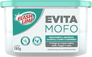 Anti Mofo Para Armários Guarda Roupa 180g Desumidificador