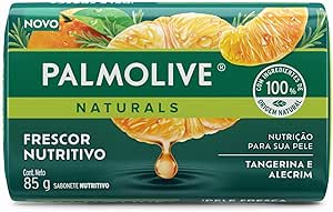 Sabonete em Barra Palmolive Naturals Frescor Nutritivo Tangerina & Alecrim 85g