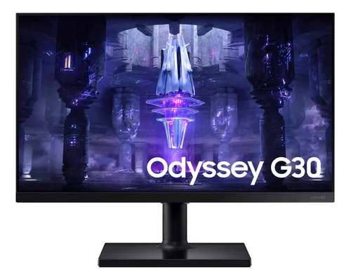 Monitor Samsung Odyssey G30 LS24BG300ELMZD 24" Full HD Va 144Hz FreeSync Preto 110V/220V