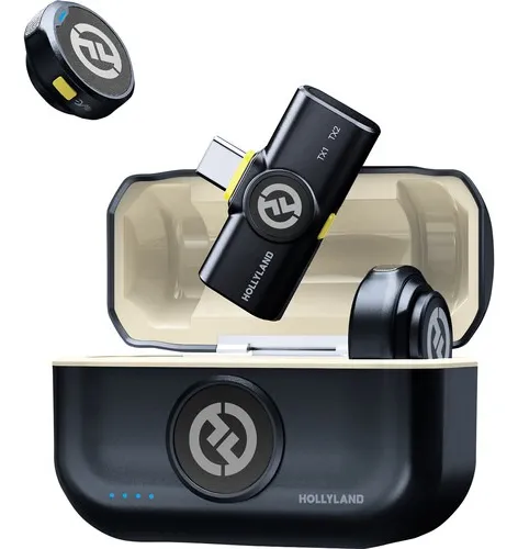 Hollyland Lark M2 Microfone S/ Fio P/ iPhone 15/16 E Android