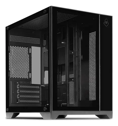 Gabinete Gamer Mancer Cv100, Mid-tower, Lat De Vidro Preto