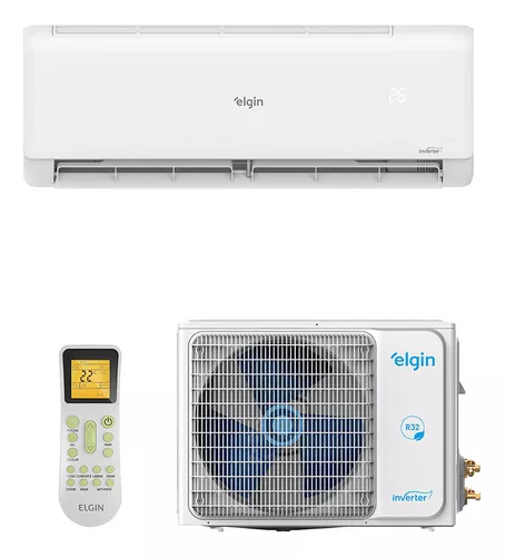 Ar Condicionado Hw Eco Ii Inverter Connect Elgin 9k F 220v Cor Branco