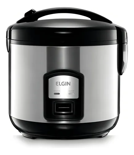 Panela Elétrica De Arroz A Vapor 400w 5 Xícaras Ou 1l Elgin Cor Cinza/Preto