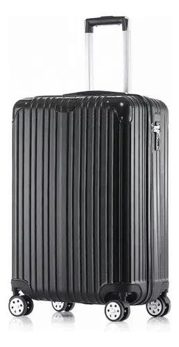 Ygm Malas Mala 2040 Preto 55 Cm X 35cm X 25cm 10kg Com Ziper Extensor Abs Rodinhas 360 Leva Na Cabine Do Avisão Resistente
